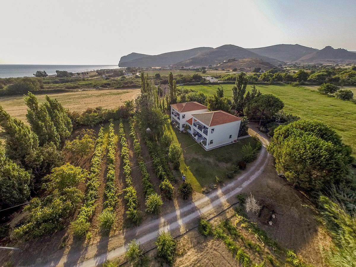Eressos Ilios Apartments Скала-Эресу Экстерьер фото